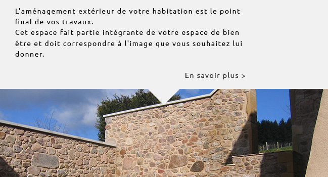 aménagements extérieurs